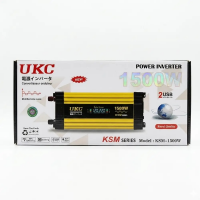 Преобразователь напряжения UKC KSM-1500W 12V → 220V с LCD и 2 USB Преобразователь напряжения UKC KSM-1500W 12V → 220V с LCD и 2 USB