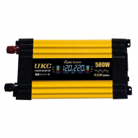 Преобразователь напряжения UKC KSM-500W 12V → 220V, LCD, 2 USB