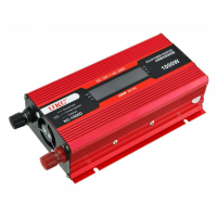 Преобразователь напряжения UKC KC-1000D 12V → 230V, 1000W, LCD, USB Преобразователь напряжения UKC KC-1000D 12V → 230V, 1000W, LCD, USB