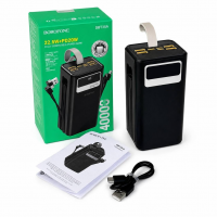 Power Bank BOROFONE DBT35A 40000 mAh, 22.5W, PD20W, QC3.0, LED-дисплей и фонарь Power Bank BOROFONE DBT35A 40000 mAh, 22.5W, PD20W, QC3.0, LED-дисплей и фонарь