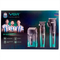Набор для стрижки VGR V-694, машинка, триммер и шейвер, 11 насадок-гребней Набор для стрижки VGR V-694, машинка, триммер и шейвер, 11 насадок-гребней