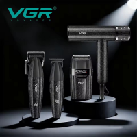 Набор VGR V-640 S4, машинка, триммер, шейвер и фен, 4 в 1 Набор VGR V-640 S4, машинка, триммер, шейвер и фен, 4 в 1