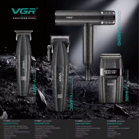 Набор VGR V-640 S4, машинка, триммер, шейвер и фен, 4 в 1 Набор VGR V-640 S4, машинка, триммер, шейвер и фен, 4 в 1