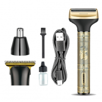 Многофункциональный триммер GM 8045, 9 Вт, 3 сменные насадки, USB