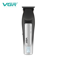Триммер VGR V-939, 4 насадки, LED-дисплей