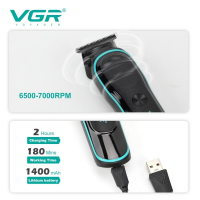 Триммер VGR V-250 , LED-дисплей, 4 насадки Триммер VGR V-250 , LED-дисплей, 4 насадки