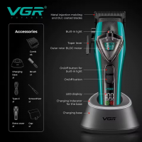 Набор для стрижки VGR V-884 S2, машинка + триммер