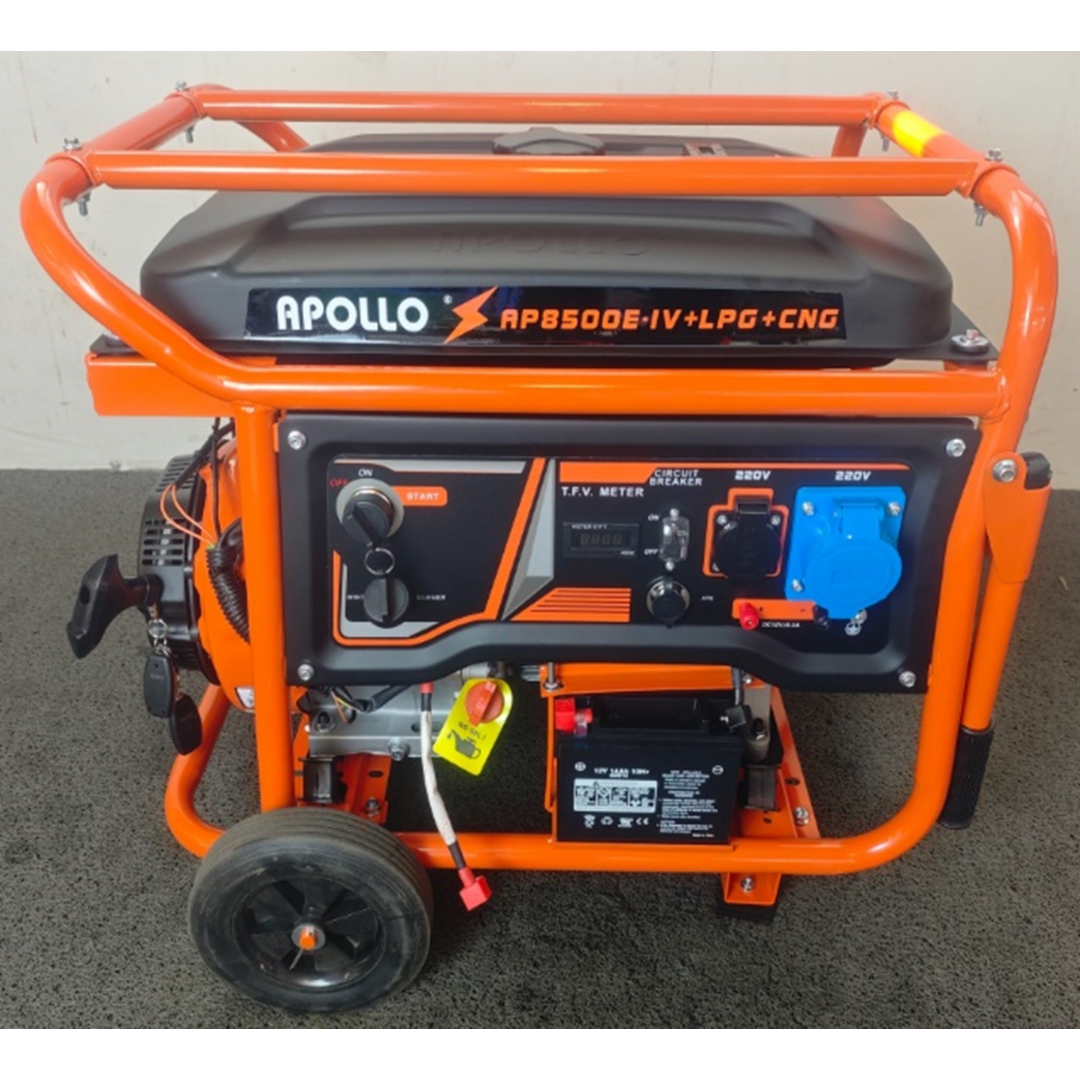 Мультитопливный генератор AP8500E-IV, 7,7 кВт, бензин/LPG/CNG, электростартер Мультитопливный генератор AP8500E-IV, 7,7 кВт, бензин/LPG/CNG, электростартер