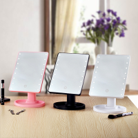 Настольное косметическое зеркало с подсветкой 16 LED MIRROR Настольное косметическое зеркало с подсветкой 16 LED MIRROR