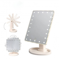 Настольное косметическое зеркало с подсветкой 16 LED MIRROR