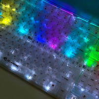 Прозрачная RGB игровая клавиатура K101, 104 клавиши, USB, YELANDAR AN-T20 Прозрачная RGB игровая клавиатура K101, 104 клавиши, USB, YELANDAR AN-T20