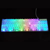 Прозрачная RGB игровая клавиатура K101, 104 клавиши, USB, YELANDAR AN-T20 Прозрачная RGB игровая клавиатура K101, 104 клавиши, USB, YELANDAR AN-T20