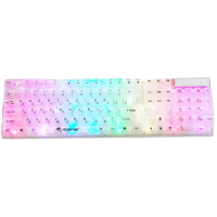 Прозрачная RGB игровая клавиатура K101, 104 клавиши, USB, YELANDAR AN-T20