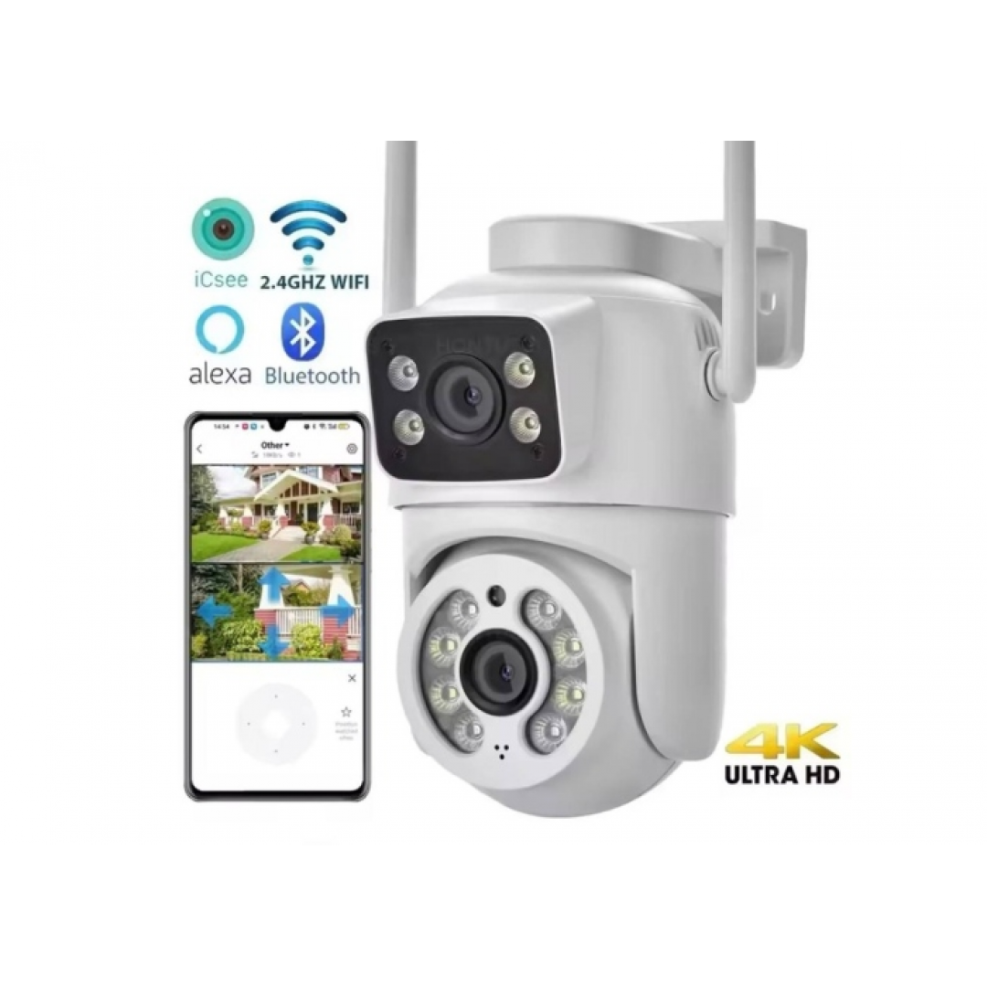 IP Wi-Fi камера Q13 с двумя объективами (3+3 Мп, ICSEE APP) IP Wi-Fi камера Q13 с двумя объективами (3+3 Мп, ICSEE APP)