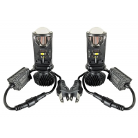 Комплект LED ламп с линзой H4 Комплект LED ламп с линзой H4