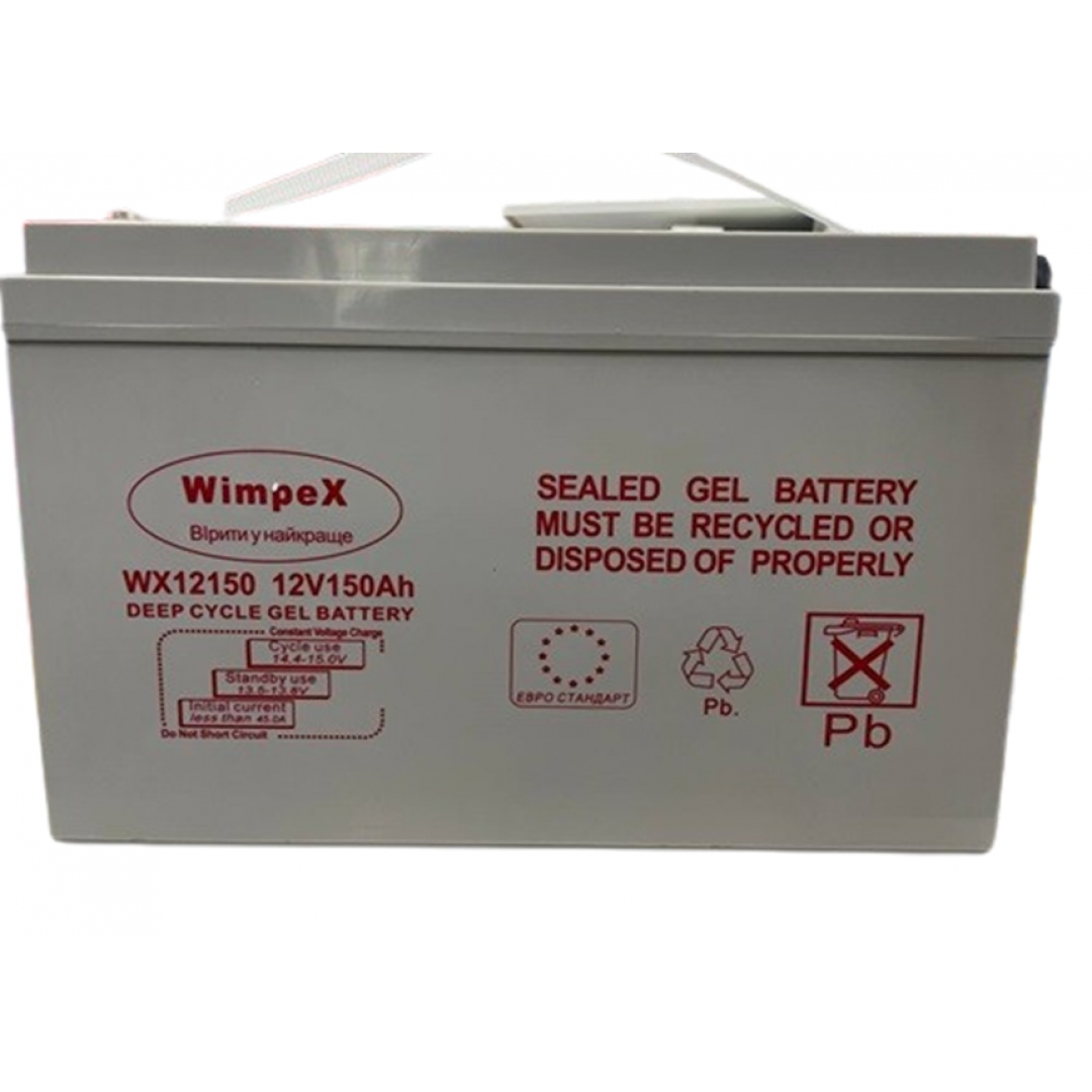Аккумуляторная батарея WX12150, 12 В, 150 А·ч, гелевая Аккумуляторная батарея WX12150, 12 В, 150 А·ч, гелевая