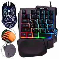 Игровой комплект клавиатура 35 клавиш + мышь с подсветкой Игровой комплект клавиатура 35 клавиш + мышь с подсветкой