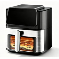 Аэрофритюрница Silver Love RA902, 16 л, 4200 Вт, сенсорное управление Аэрофритюрница Silver Love RA902, 16 л, 4200 Вт, сенсорное управление