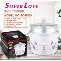 Рисоварка Silver Love SC-R509, 5 л, 900 Вт