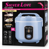 Рисоварка Silver Love SC-R4071, 4 л, 700 Вт, с функцией поддержания тепла Рисоварка Silver Love SC-R4071, 4 л, 700 Вт, с функцией поддержания тепла