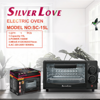 Электрическая мини-печь Silver Love SC-15L, 15 л, 1500 Вт Электрическая мини-печь Silver Love SC-15L, 15 л, 1500 Вт