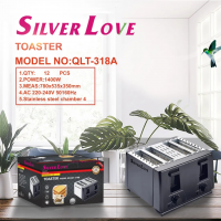 Тостер Silver Love QLT-318B, на 4 тоста