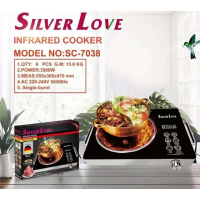 Инфракрасная плита Silver Love SC-7038, 1 конфорка, 3500 Вт