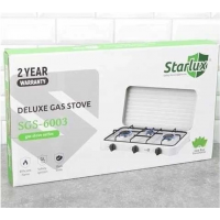 Настольная газовая плита Starlux SGS-6003, 3 конфорки Настольная газовая плита Starlux SGS-6003, 3 конфорки