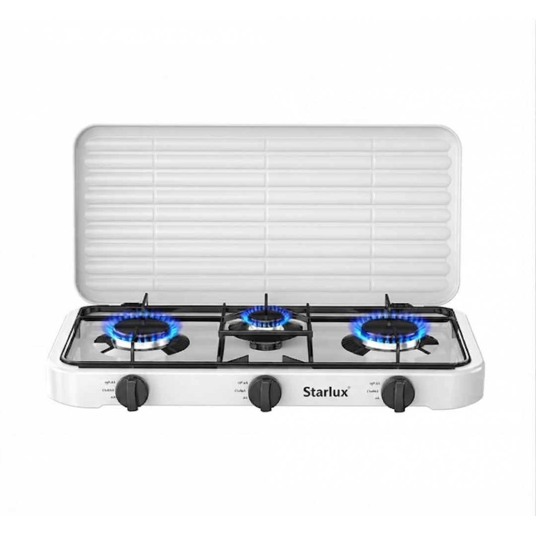 Настольная газовая плита Starlux SGS-6003, 3 конфорки Настольная газовая плита Starlux SGS-6003, 3 конфорки