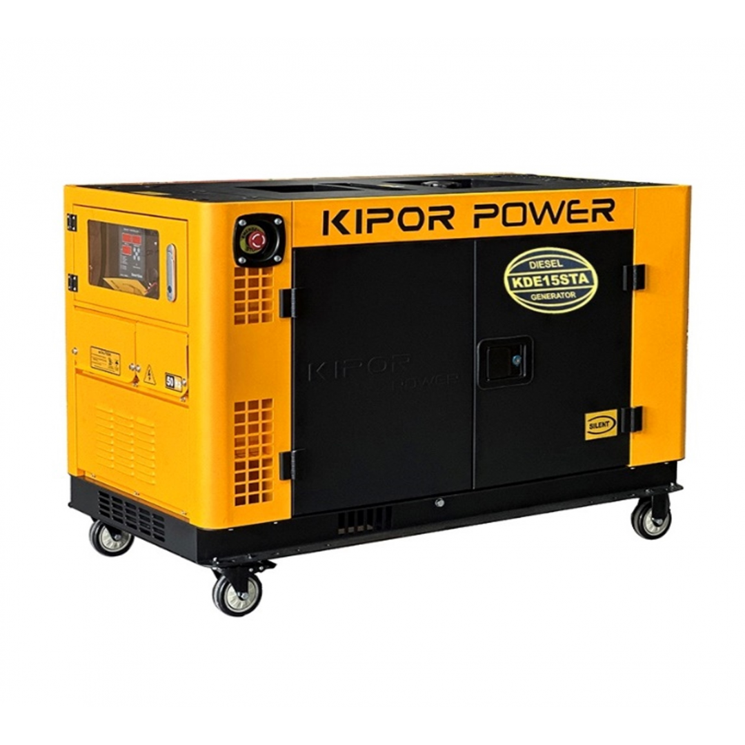 Дизельный генератор KIPOR POWER KDE15STA, 12 кВт, 220 В, электростартер Дизельный генератор KIPOR POWER KDE15STA, 12 кВт, 220 В, электростартер
