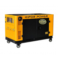Дизельный генератор KIPOR POWER KDE15STA, 12 кВт, 220 В, электростартер