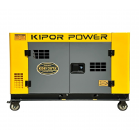 Дизельный генератор KIPOR POWER KDE12STA, 10 кВт, 220 В, шумозащитный корпус