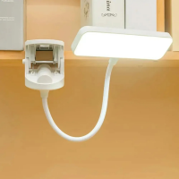 Перезаряжаемая настольная LED-лампа THL-658 с прищепкой