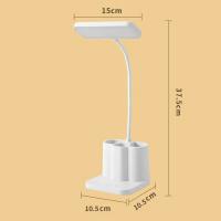 Перезаряжаемая настольная LED-лампа THL-669, 21 LED, 10 Вт