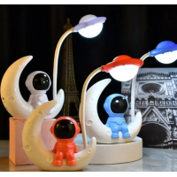 Настольная лампа-ночник THL-6617-2 «Космонавт на Луне», аккумуляторная, USB Настольная лампа-ночник THL-6617-2 «Космонавт на Луне», аккумуляторная, USB