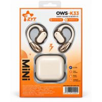 Беспроводные Bluetooth-наушники ZYT OWS-K33, Bluetooth 5.49, с зарядным кейсом, сенсорное управление
