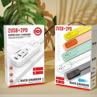 Сетевое зарядное устройство 2USB+2PD Super Fast Charger Сетевое зарядное устройство 2USB+2PD Super Fast Charger