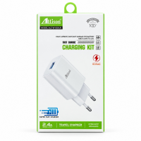Сетевое зарядное устройство Allison ALS-W1025UE, USB, 2,4 А