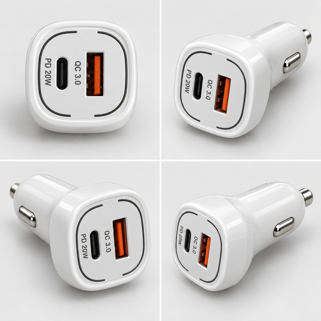 Автомобильное зарядное устройство Z-C123, USB + Type-C, QC 3.0, PD 20 Вт Автомобильное зарядное устройство Z-C123, USB + Type-C, QC 3.0, PD 20 Вт