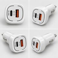 Автомобильное зарядное устройство Z-C123, USB + Type-C, QC 3.0, PD 20 Вт