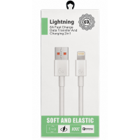 Кабель USB-A – Lightning SC01-A, 6 А, 90 см