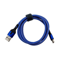 Кабель USB-A – Type-C XF-95, 6 А, 1 м, плетеный