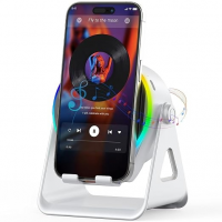 Беспроводная колонка L2 с подставкой для телефона, Bluetooth 5.3, RGB-подсветка