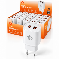 Сетевое зарядное устройство ZYT Z-C121, 2 USB, 2,4 А, 20 Вт