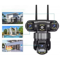 Камера видеонаблюдения SMQ11 Wi-Fi V380 Pro 3 объектива, поворотная Камера видеонаблюдения SMQ11 Wi-Fi V380 Pro 3 объектива, поворотная