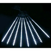 Уличная гирлянда «Тающие сосульки» SMD METEOR TUBE-0338, жёлтый свет
