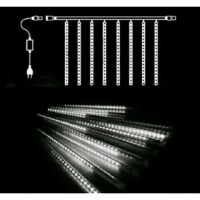 Уличная гирлянда «Тающие сосульки» SMD METEOR TUBE-0338, жёлтый свет