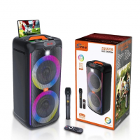 Колонка Sing-e ZQS6238, Bluetooth 5.3, 2 × 6,5", 3000 мА·ч, с микрофоном