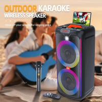 Колонка Sing-e ZQS6238, Bluetooth 5.3, 2 × 6,5", 3000 мА·ч, с микрофоном