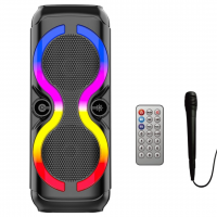 Колонка Sing-e ZQS8230W, Bluetooth, 2 × 8", 30 Вт, 4500 мА·ч, с микрофоном Колонка Sing-e ZQS8230W, Bluetooth, 2 × 8", 30 Вт, 4500 мА·ч, с микрофоном